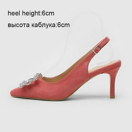 Women Pumps Fashion Ladies Rhinestone High Heels Shoes Soft Leather Heels Shoes Woman Pointed Toe Non-slip Brand Plus Size DE
Women Pumps Fashion Ladies Rhinestone High Heels Shoes Soft Leather Heels Shoes Woman Pointed Toe Non-slip Brand Plus Size DE