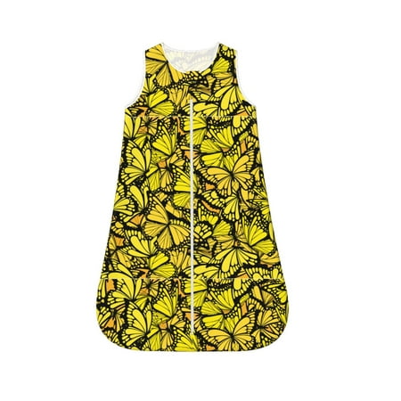 Fotbe Yellow Butterflies Pattern Sleep Sack - Baby Wearable Blanket with Zipper Extra Soft Cotton Sleeveless Sleeping Bag for Infants-Small
Fotbe Yellow Butterflies Pattern Sleep Sack - Baby Wearable Blanket with Zipper Extra Soft Cotton Sleeveless Sleeping Bag for Infants-Small