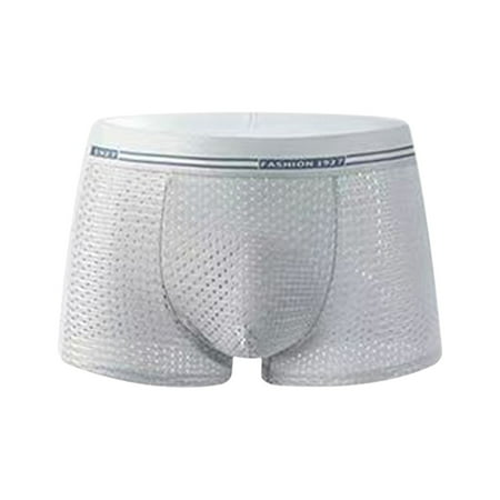 Men s Underwear Mesh Ice Silk Breathable Mesh Briefs Thin Transparent Trunks Soft Sexy Briefs
Men s Underwear Mesh Ice Silk Breathable Mesh Briefs Thin Transparent Trunks Soft Sexy Briefs
