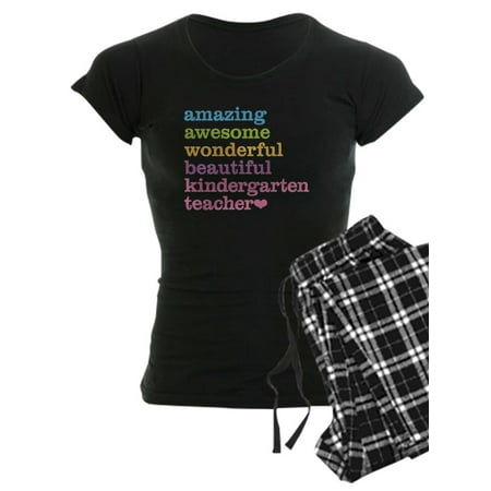 CafePress - Kindergarten Teacher - Women s Dark Pajamas