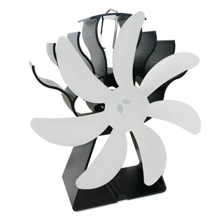 

7-Blades Stove Fan Heat Powered Alumina Made Heat-Resistant with Silent Operation for Gas Pellet Log Wood Burning Stoves