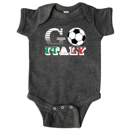Inktastic Go Italy- Soccer Football Gift Baby Boy or Baby Girl Bodysuit