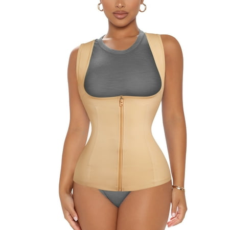Nebility Waist Trainer Body Shaper for Women Shapewear Tummy Control Corset Cincher Vest Zipper Tank Top(Beige XX-Large)
Nebility Waist Trainer Body Shaper for Women Shapewear Tummy Control Corset Cincher Vest Zipper Tank Top(Beige XX-Large)