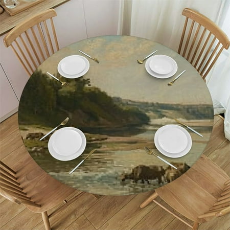 SHERONV Herd of Animals Round Table Cover Stain Resistant Washable Indoor Outdoor Tablecloth Kitchen Dining Wedding Parties Waterproof 100% Polyester Fiber 31-35
SHERONV Herd of Animals Round Table Cover Stain Resistant Washable Indoor Outdoor Tablecloth Kitchen Dining Wedding Parties Waterproof 100% Polyester Fiber 31-35