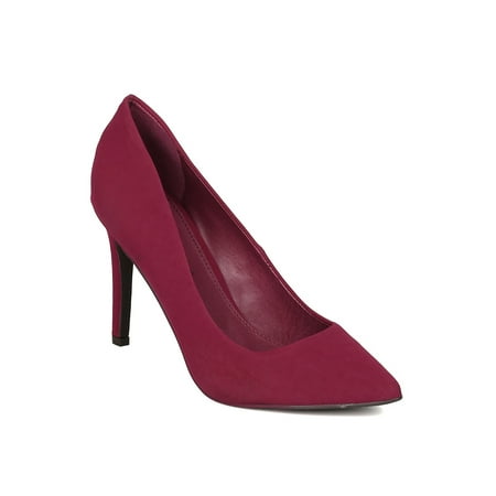 New Women Breckelles Liane-03 Nubuck Pointy Toe Stiletto Pump