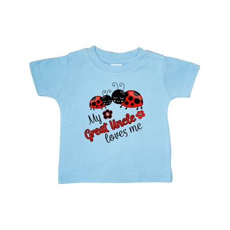 Inktastic My Great Uncle Loves Me with Cute Ladybugs Gift Baby Boy or Baby Girl T-Shirt
Inktastic My Great Uncle Loves Me with Cute Ladybugs Gift Baby Boy or Baby Girl T-Shirt