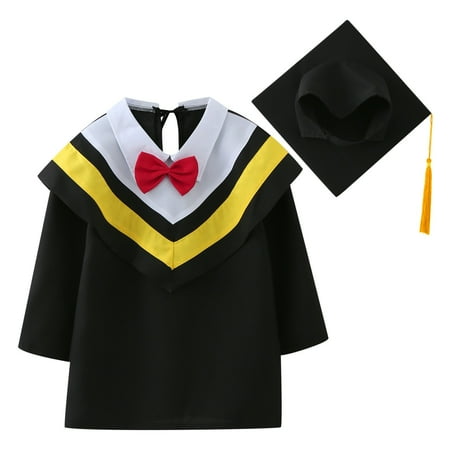 EnJoCho Baby Kids Unisex Gentle School Graduate Suit Robe Toddler Girls Boys Photo Graduation Dress Graduation Gown Dress with Hat 2pc Set Children Formal Rompers
EnJoCho Baby Kids Unisex Gentle School Graduate Suit Robe Toddler Girls Boys Photo Graduation Dress Graduation Gown Dress with Hat 2pc Set Children Formal Rompers