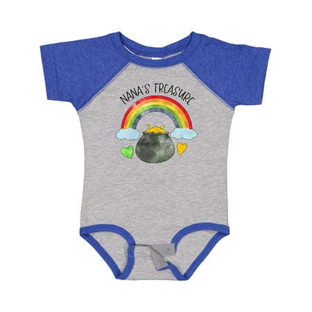 Inktastic Nana s Treasure St. Patrick s Day Rainbow and Gold Gift Baby Boy or Baby Girl Bodysuit
Inktastic Nana s Treasure St. Patrick s Day Rainbow and Gold Gift Baby Boy or Baby Girl Bodysuit