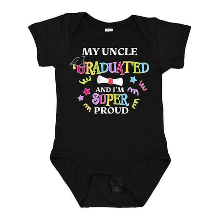 Inktastic My Uncle Graduated and I m Super Proud Gift Baby Boy or Baby Girl Bodysuit
Inktastic My Uncle Graduated and I m Super Proud Gift Baby Boy or Baby Girl Bodysuit