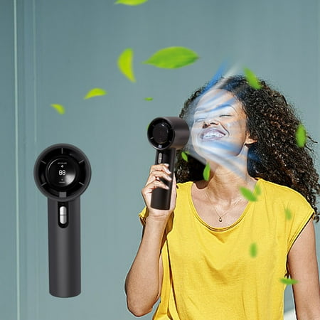 Mini Portable Fan USB Battery Operated Desk Fan 100-speed Stepless High-speed Handheld Fan Outdoor Portable Mini Long-life Large Wind Turbine Fan Small Desk Fan for Indoor Outdoor Travel
Mini Portable Fan USB Battery Operated Desk Fan 100-speed Stepless High-speed Handheld Fan Outdoor Portable Mini Long-life Large Wind Turbine Fan Small Desk Fan for Indoor Outdoor Travel