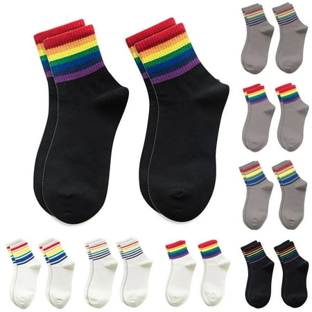 Socks For Womens Winter New Unisex Cotton Rainbow Striped Xmafashion Warm Chrismas Thigh High Stockings Leggs
Socks For Womens Winter New Unisex Cotton Rainbow Striped Xmafashion Warm Chrismas Thigh High Stockings Leggs