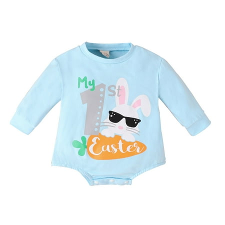 Unisex Baby Onesie Clothing Easter Long Sleeve Cartoon Rabbit Printed Pullover Rompers Bodysuits Toddler Cute Daily Play
Unisex Baby Onesie Clothing Easter Long Sleeve Cartoon Rabbit Printed Pullover Rompers Bodysuits Toddler Cute Daily Play