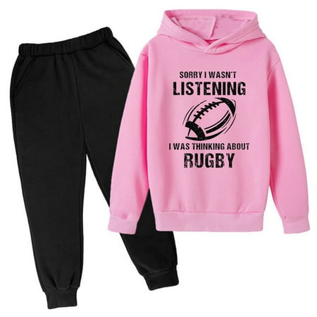 New Hooded Football Letter Printed Hoodie Pants Children s Casual Two Piece Fashion Trend American Football Fans Sports Gift Tracksuit 5 Years-6 Years
New Hooded Football Letter Printed Hoodie Pants Children s Casual Two Piece Fashion Trend American Football Fans Sports Gift Tracksuit 5 Years-6 Years