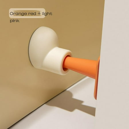 PINMU Creative round toe shoe door suction home silicone anti-crash door stop