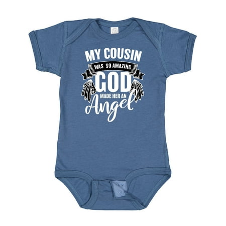 Inktastic My Cousin Was So Amazing God Made Her an Angel Gift Baby Boy or Baby Girl Bodysuit
Inktastic My Cousin Was So Amazing God Made Her an Angel Gift Baby Boy or Baby Girl Bodysuit