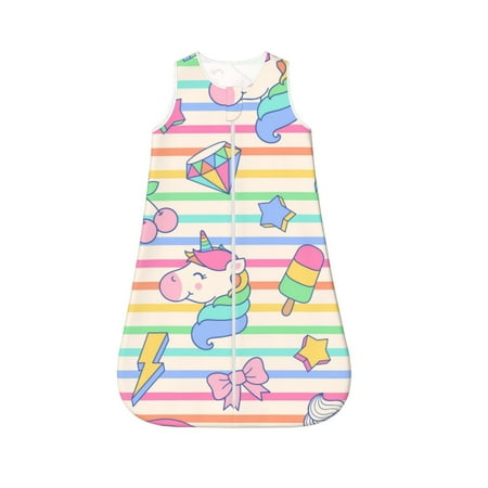 Cauagu Cute Unicorn for Infant Wearable Blanket Unisex Girl Boy Swaddle Transition Sack - Newborn Essentials Sleep Clothes-Medium
Cauagu Cute Unicorn for Infant Wearable Blanket Unisex Girl Boy Swaddle Transition Sack - Newborn Essentials Sleep Clothes-Medium