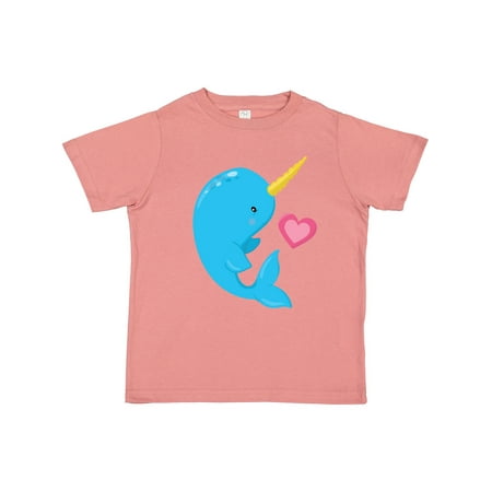 Inktastic Cute Narwhal Gift Toddler Boy Girl T-Shirt