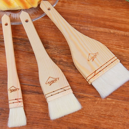 Hexiuwan Portable Wooden Handle Bread Barbecue Oil Brush BBQ Baking Tool Kitchen Bakeware
Hexiuwan Portable Wooden Handle Bread Barbecue Oil Brush BBQ Baking Tool Kitchen Bakeware