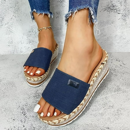 ZXHACSJ Fashion Women Ladies Platform Slippers Comfortable Outdoor Wedges Sandals Blue 42
ZXHACSJ Fashion Women Ladies Platform Slippers Comfortable Outdoor Wedges Sandals Blue 42