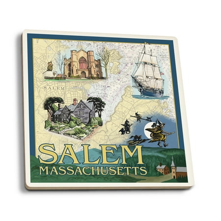 Salem Massachusetts Nautical Chart (Absorbent Ceramic Coasters Set of 4 Matching Images Cork Back Kitchen Table Decor)
Salem Massachusetts Nautical Chart (Absorbent Ceramic Coasters Set of 4 Matching Images Cork Back Kitchen Table Decor)