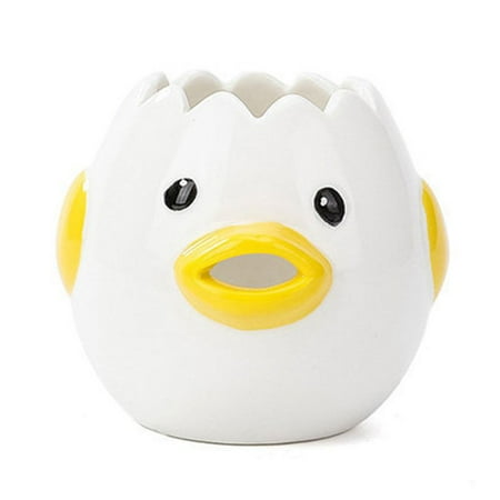 Taicanon Cute Cartoon Ceramic Egg Separator Divider Food Grade Strainer Filter Premium Baking Gadgets Kitchen Tool (Yellow)
Taicanon Cute Cartoon Ceramic Egg Separator Divider Food Grade Strainer Filter Premium Baking Gadgets Kitchen Tool (Yellow)