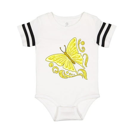 Inktastic Lemon butterfly Gift Baby Boy or Baby Girl Bodysuit
