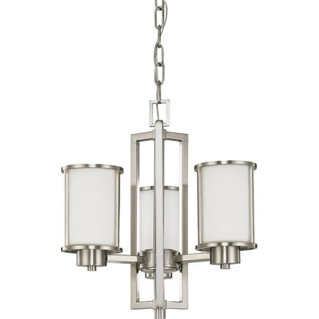 Chandeliers 3 Light With Brushed Nickel Finish Metal Medium Base 18 inch 180 Watts
Chandeliers 3 Light With Brushed Nickel Finish Metal Medium Base 18 inch 180 Watts