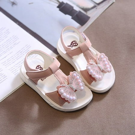 DancePeanut Girls Rhinestone Butterfly T-Strap Beach Sandals Kids Summer Shoes Children Pearl Hook & Loop Sandals Size 21-36
DancePeanut Girls Rhinestone Butterfly T-Strap Beach Sandals Kids Summer Shoes Children Pearl Hook & Loop Sandals Size 21-36