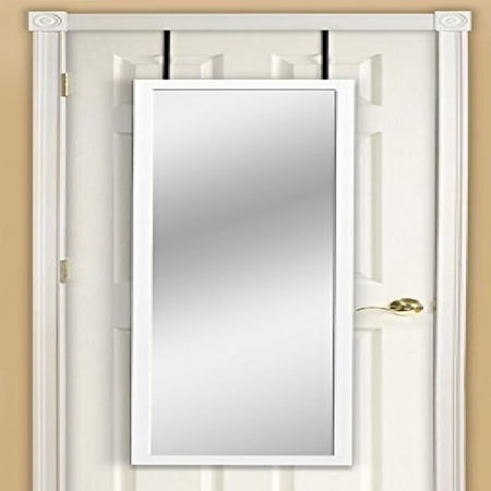 Mirrotek DM1448WT Over The Door Mirror, White