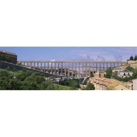 Panoramic Images PPI39808L Road Under An Aqueduct Segovia Spain Poster Print by Panoramic Images - 36 x 12