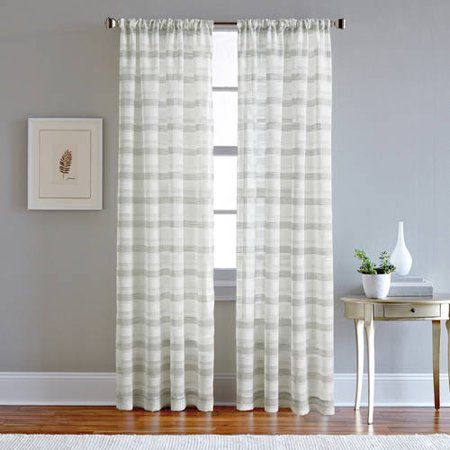 Albury Stripe Poletop Sheer Panel