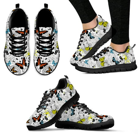 Popular Butterfly Pattern Comfortable Platform Sneakers Lightweight Outdoor Lace Up Shoes Black Sole Casual Shoes
Popular Butterfly Pattern Comfortable Platform Sneakers Lightweight Outdoor Lace Up Shoes Black Sole Casual Shoes