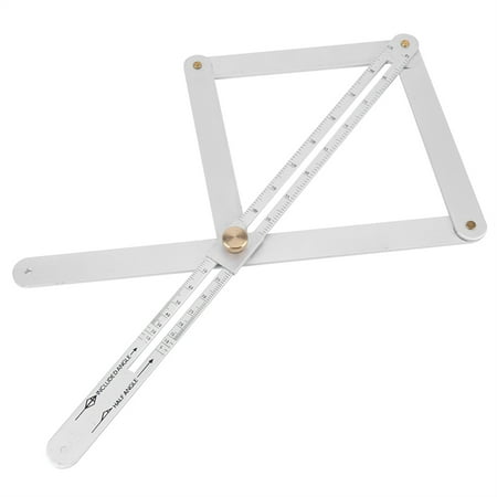Daboolka Goniometer Ruler Multifunctional Diagonal Ceiling Profiler 4Fold Corner Angle Finder
Daboolka Goniometer Ruler Multifunctional Diagonal Ceiling Profiler 4Fold Corner Angle Finder