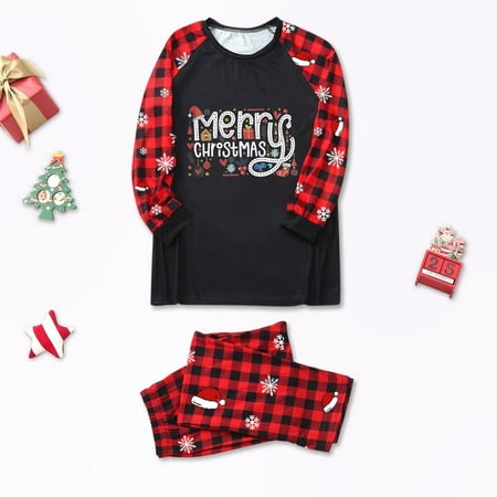 Christmas Gifts Mon Sleepwear for Christmas Family Matching Pajamas Cute Big Headed Deer Print Pjs Plaid Long Sleeve Tops And Pants Soft Casusal Holiday Sleepwear Polyester Black L
Christmas Gifts Mon Sleepwear for Christmas Family Matching Pajamas Cute Big Headed Deer Print Pjs Plaid Long Sleeve Tops And Pants Soft Casusal Holiday Sleepwear Polyester Black L