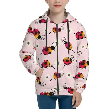 Hoodies for Women Ladybugs And Flower Long Sleeve Sweatshirt Drawstring Zip Up Hoodie with Pockets Teen Girl Clothes
Hoodies for Women Ladybugs And Flower Long Sleeve Sweatshirt Drawstring Zip Up Hoodie with Pockets Teen Girl Clothes