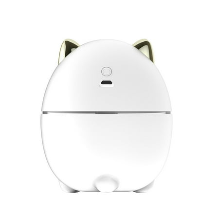 Portable Humidifier Cute Cat Mini USB Smart Silent 200ML