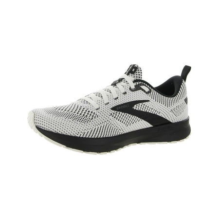 Brooks Revel 5 Womens Road-Running Shoes - White/Black - 9