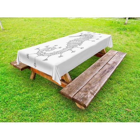 Animal Outdoor Tablecloth Seahorse Mediterranean Culture Roman Poseidon Heraldic Artsy Sign Print Decorative Washable Fabric Picnic Tablecloth 58 X 104 Inches Charcoal Grey White by Ambesonne
Animal Outdoor Tablecloth Seahorse Mediterranean Culture Roman Poseidon Heraldic Artsy Sign Print Decorative Washable Fabric Picnic Tablecloth 58 X 104 Inches Charcoal Grey White by Ambesonne
