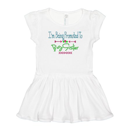 Inktastic I m Being Promoted to Big Sister Gift Toddler Girl Dress