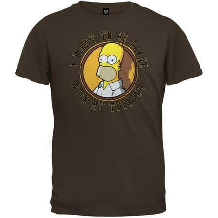 Simpsons - I Want to Be Alone Youth T-Shirt