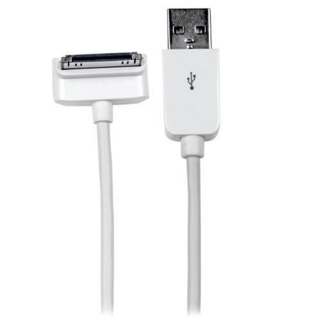 Startech.com USB2ADC2MD Long Down Angle Apple 30pin Cabl Dock To Usb Cable Iphone Ipod Ipad