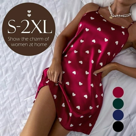 Fashion Ladies Lace Sexy Sling Nightdress Women s Sexy Lingerie Satin Sleepwear Lace Cup U-neck Nightwear Homewear
Fashion Ladies Lace Sexy Sling Nightdress Women s Sexy Lingerie Satin Sleepwear Lace Cup U-neck Nightwear Homewear