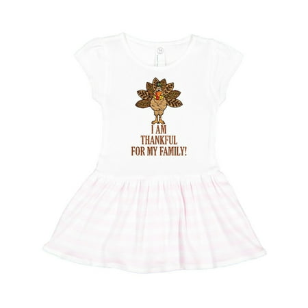 Inktastic I AM THANKFUL FOR MY FAMILY TURKEY THANKSGIVING Gift Toddler Girl Dress
Inktastic I AM THANKFUL FOR MY FAMILY TURKEY THANKSGIVING Gift Toddler Girl Dress