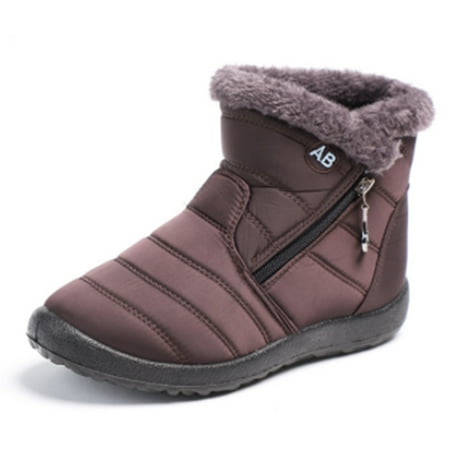 Women Winter Warm Snow Boots Fluffy Plush Peeks Boots Winter Anti-slip Flat Casual For Winter Outdoor 36 Brown
Women Winter Warm Snow Boots Fluffy Plush Peeks Boots Winter Anti-slip Flat Casual For Winter Outdoor 36 Brown