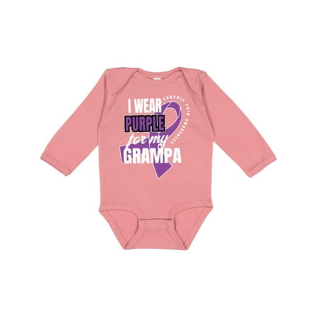 Inktastic Chronic Pain I Wear Purple For My Grampa Gift Baby Boy or Baby Girl Long Sleeve Bodysuit
Inktastic Chronic Pain I Wear Purple For My Grampa Gift Baby Boy or Baby Girl Long Sleeve Bodysuit
