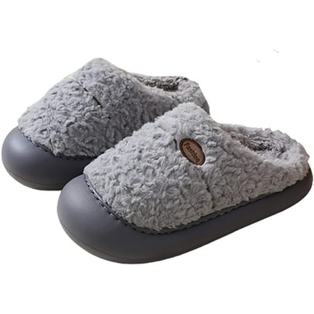 PIKADINGNIS Unisex Faux Fur House Slippers Cozy Warm Winter Slippers Non-Slip Couple Slippers Indoor & Outdoor
PIKADINGNIS Unisex Faux Fur House Slippers Cozy Warm Winter Slippers Non-Slip Couple Slippers Indoor & Outdoor