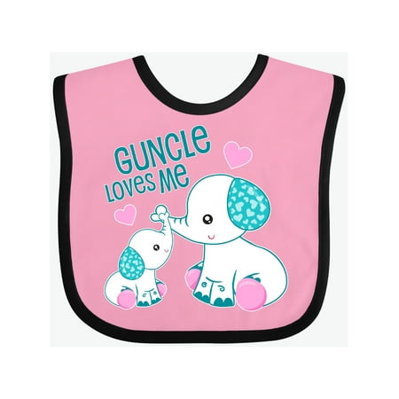 Inktastic Guncle Loves Me-cute elephants Gift Baby Boy or Baby Girl Bib
Inktastic Guncle Loves Me-cute elephants Gift Baby Boy or Baby Girl Bib
