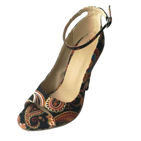 OAVQHLG3B Women s Vintage Ethnic Printed Fish Mouth Open Toe Belt Buckle High Heel Sandals
OAVQHLG3B Women s Vintage Ethnic Printed Fish Mouth Open Toe Belt Buckle High Heel Sandals