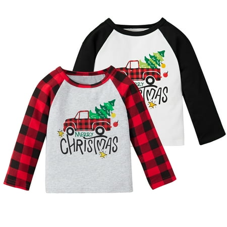 URMAGIC 1-5T Toddler Baby Boy Merry Christmas Sweatshirt Long Sleeve T-Shirt Tops Fall Winter Outfits
URMAGIC 1-5T Toddler Baby Boy Merry Christmas Sweatshirt Long Sleeve T-Shirt Tops Fall Winter Outfits