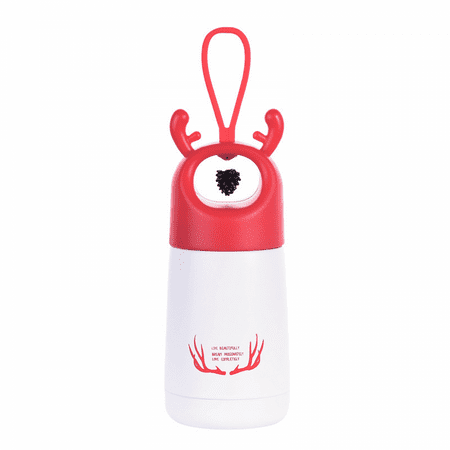 JUSTUP Cute Antlers Vacuum Thermos Stainless Steel Water Bottle Travel Mug Flask for Kids Children Student (Red Deer 330ML)
JUSTUP Cute Antlers Vacuum Thermos Stainless Steel Water Bottle Travel Mug Flask for Kids Children Student (Red Deer 330ML)